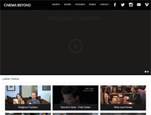 Tablet Screenshot of cinemabeyond.com